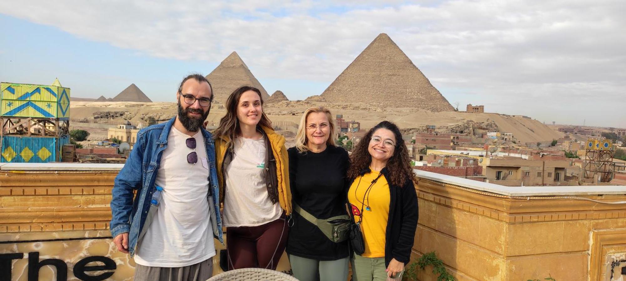Pyramids Kingdom - Guest House Kafret el-Gabal Exteriér fotografie